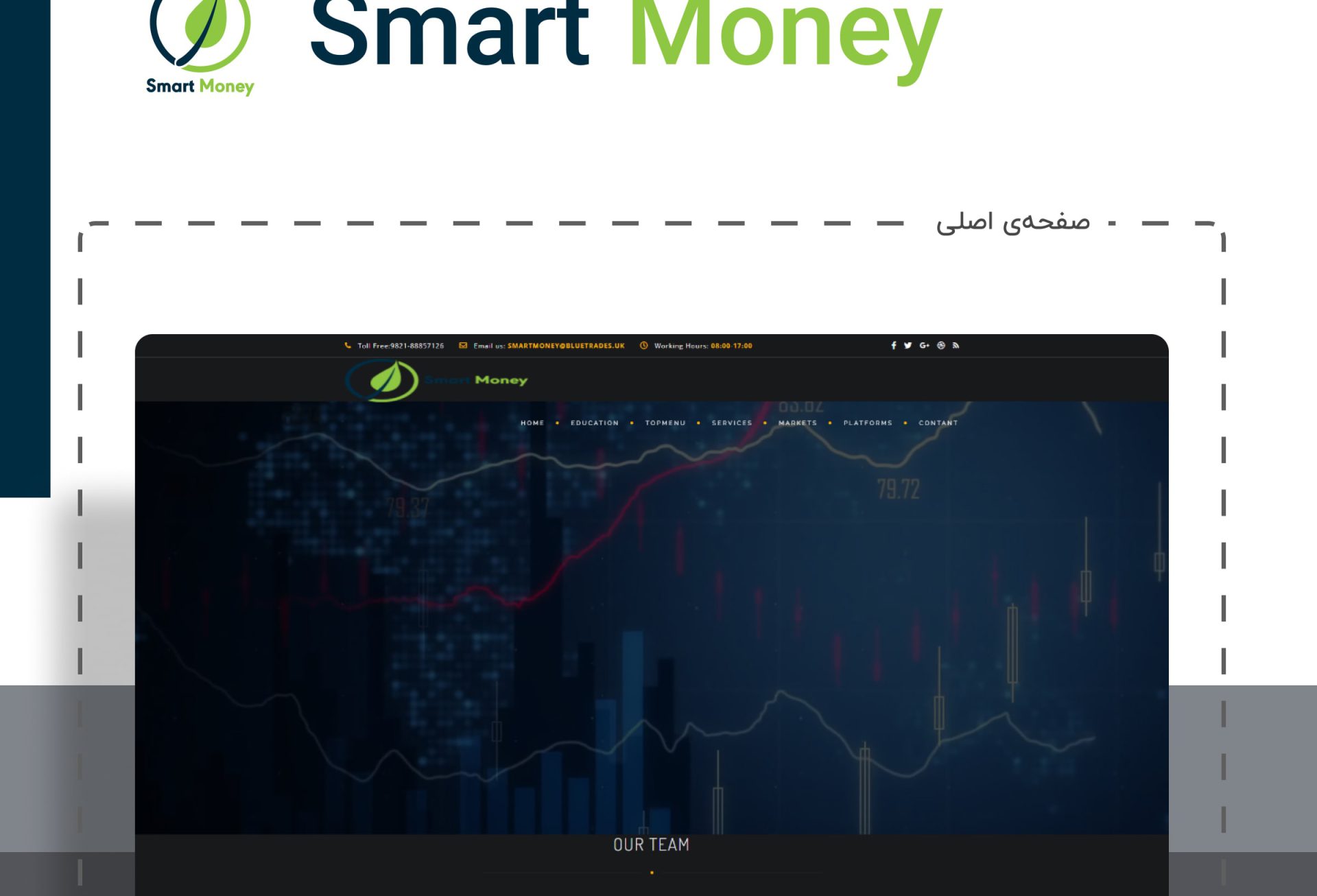 طراحی سایت smart money